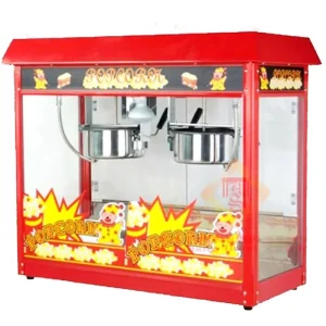 Electric Popper 10 oz Kettle Countertop Popcorn Maker 50 Cups/Batch 3 Switch Control Movie Theater Popcorn