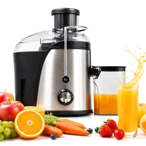 Electric Portable Centrifugal Juicer Commercial Multifunctional Stainless Steel Energy Efficient Outdoor Fruit Pulp Juicer