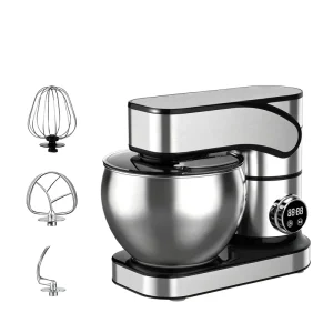 Electric Portable Commercial Food Processor for Household Use Stainless Steel 12-Speed 1500W