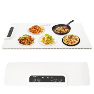 Electric Portable Food Grade Square Silicone Home Hot Plate Adjustable Temperature Control Easy Cleaning Insulation Heating Pad