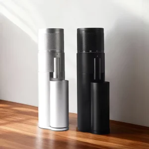 Electric Portable Fully Automatic Eco Friendly Coffee Grinder One Click Stainless Steel Burr Metal for Cafe Store