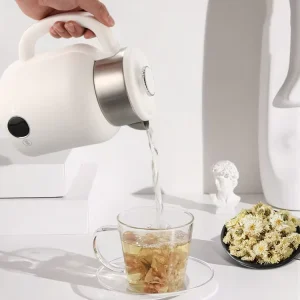Electric Portable Kettle with Temperature Control and Touch Screen 1.5L Stainless Steel 220V for Hotel & Household Use