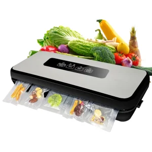 Electric Portable Kitchen Vacuum Sealer with Automatic Multiple Sealing Modes Powerful Suction Household Use