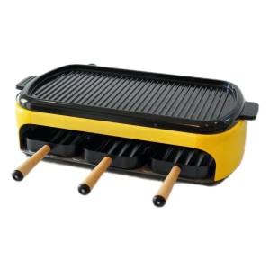 Electric Portable Outdoor Camping BBQ Grill Set with Rotating Design Non-Stick Surface Smokeless Hotel Use BQ106