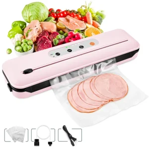 Electric Portable Plastic Vacuum Sealer Overheating Protection Low Noise Household Food Packaging Machine Compact