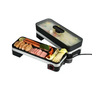 Electric Pots and Pans Multifunction Electric Griddles Electric Pan Homemade BBQ Grill