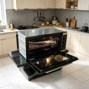 Electric Powder Coating Air Fryer Countertop Pizza Ovens Pizza Oven Baking Oven Countertop Ovens Double Door