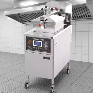 Electric Pressure Deep Fryer Mechanical Panel Stainless Steel Commercial Grade 380V/220V 1-Year Warranty Single/Double Tank