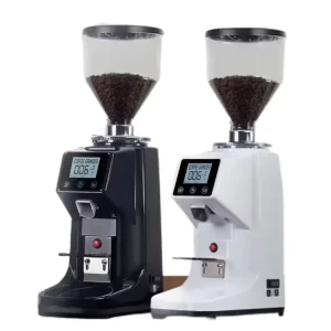 Electric Professional Coffee Bean Grinder Manual Cafe Grinding Machine Commercial Flat Burr Automatic Coffee Grinder