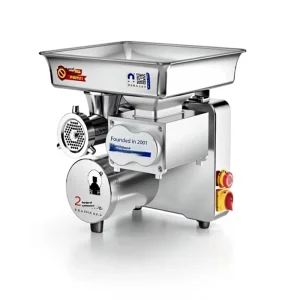 Electric RC II 159 2 in 1 1500W Commercial Meat Grinder Slicer 180rpm Stainless Steel with 1 Year Warranty for Butcher Shop