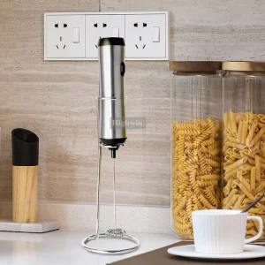 Electric Rechargeable USB Handheld Stainless Steel Milk Frother