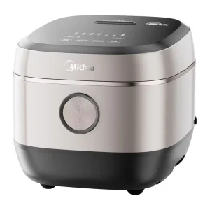 Electric Rice Cooker 5L Large Capacity IH Heating Touch Control 316L Stainless Steel