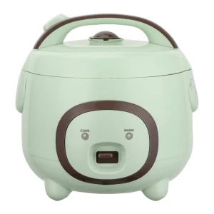Electric Rice Cooker 700 W 1.1-5.0 L Non-Stick Coating Inner Pot Plastic Mechanical Timer Green Household EU 220 V