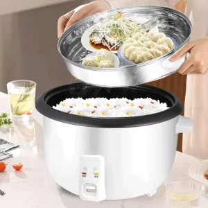 Electric Rice Cooker with Paddle Measuring Cup for Household Use Hotel Soup Boiling