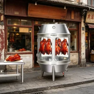 Electric Rotary Roasting Oven Commercial Rotisserie Chicken Oven 8 Chicken Capacity