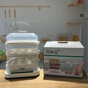 Electric Saucepan Steamer Food Steamers Fish Steamer 220V Dim Sum Commercial Tamale Milk Frother and Corn Noodles Kitchen Food