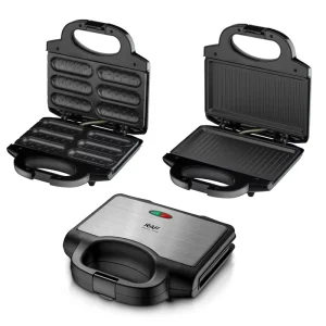 Electric Sausage Baking Machine Hot Corn Dog Mini Non Stick Panini Sandwich Waffle Maker Breakfast