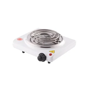 Electric Single Hot Plate Portable Cooking Stove 1000W Household Electric Cooker Temperature Control No Plug