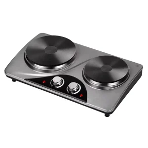 Electric Single Hotplate Stainless Steel Heating Surface Portable Countertop Installation Steel Coil CB Certified Household