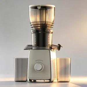 Electric Slow Juicer Machine Easy Clean with Multifunction Masticating Juicer Cold Press Slow