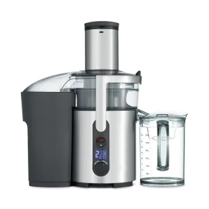 Electric Slow Juicer Stainless Steel Household Fruit Juicer Machine with Automatic Pulp Ejection 1250W