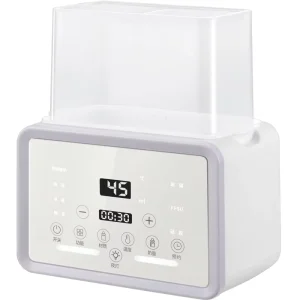 Electric Smart Temperature Control Night Light Sterilizer Multifunctional Breastmilk Formula Bottle Warmer Double Capacity Baby