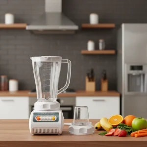 Electric Smoothie Blender 250W 2 Speeds 4 Blades 1.6L Multifunction Heavy Duty Household Kitchen