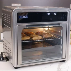 Electric Stainless Steel 3 in 1 Air Fryer Oven with Microwave RV & Outdoor Ready 28L Capacity