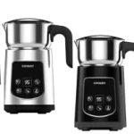 Electric Stainless Steel 500W Fully Automatic Milk Frother with Easy Operation and Cleaning for Home and Commercial Use