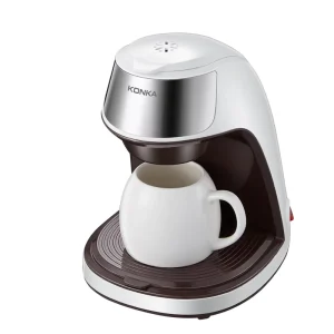 Electric Stainless Steel American style Drip Coffee Maker Automatic Brewing Heats Is Easy Clean One Body Minimalist Style