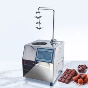 Electric Stainless Steel Automatic Chocolate Tempering Fountain Dispenser with Large Capacity and Hot Chocolate Tap
