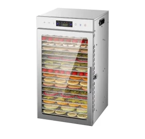 Electric Stainless Steel Fruit & Vegetable Dryer Core Components Motor Food Dehydrator and Dehydration Machine