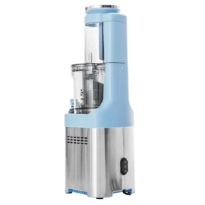Electric Stainless Steel Masticating Juicer with Chopping and Low Noise for Home & Outdoor Use