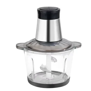 Electric Stainless Steel Meat Grinder Food Processor 2.1-3L Capacity 300W Power Portable Household Kitchen Appliance Safe