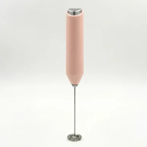 Electric Stainless Steel Round American Style Foaming Milk Frother Battery Operated Whisk Stocked for Coffee & Tea Tools