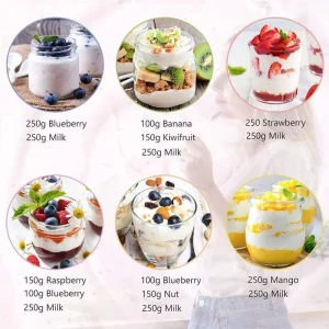 Electric Stainless Steel Touch Temperature Control Eco friendly Home Yogurt Maker with Eight Cups Fermentation Capacity
