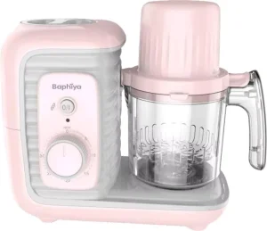 Electric Stainless Steel and Plastic Baby Food Processor BPA Free Steamer Machine with Blender Puree Function