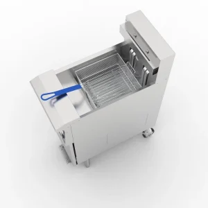 Electric Standing Deep Fat Fryer for Potato Chips Frying Machine 1 Tank 1 Baskets Chicken Fryer