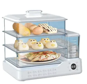 Electric Steamer Cooker 24 L Three Layer Electric Food Steamers