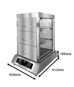 Electric Steamer Large Multi-layer Stainless Steel Steamer Steamed Bun Steamer Steamed Buns and Vegetables Machine