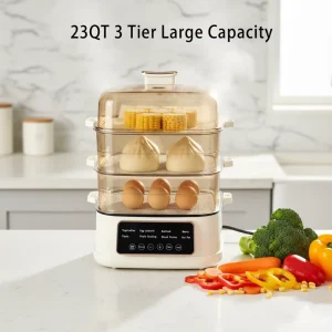 Electric Steamer Smart Cooking Electric Food Steamers for Kitchen Household