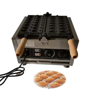 Electric Steel Japanese Snack Equipment Small Fish Taiyaki and Goldfish Waffle Machine 14pcs for Restaurant Use
