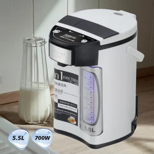 Electric Thermos Pot & Water Dispenser 304 Stainless Steel 5.5L Capacity 700W Boiling 35W Warming Hotel Household Use Keep Warm
