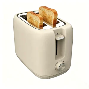 Electric Toaster with 6 Level Temp Control Setting Bread Toaster Machine 2 Slice for Bagels and Thicker Slices
