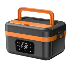 Electric USB Self Heated Cordless Lunch Box 304 Stainless Steel 1L Cross Border Portable Insulated Heating for Car Travel