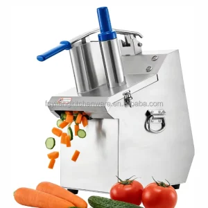 Electric Vegetable Cutter Machine Multifunction Food Processor Vegetables Fruits Cutter Slicer Commercial Vegetable Cutter