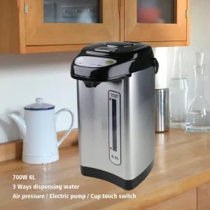 Electric Water Dispenser 6.0L Stainless Steel Multi-Function Boiler Thermos Pot for Hotel & Car Use Energy Efficient Class A+