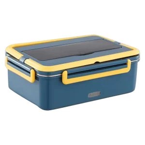 Electric Water-Free Plug-In Heating Lunch Box Stainless Steel 1-3L Capacity Heatable Leak Proof