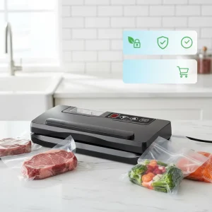 Electric Wet/Dry Food Vacuum Sealer Suitable for Home and Commercial Use