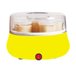 Electric Yogurt Maker Dishwasher Safe 6-7 oz Capacity Glass Jars Lids for Greek Milk Frozen Dessert